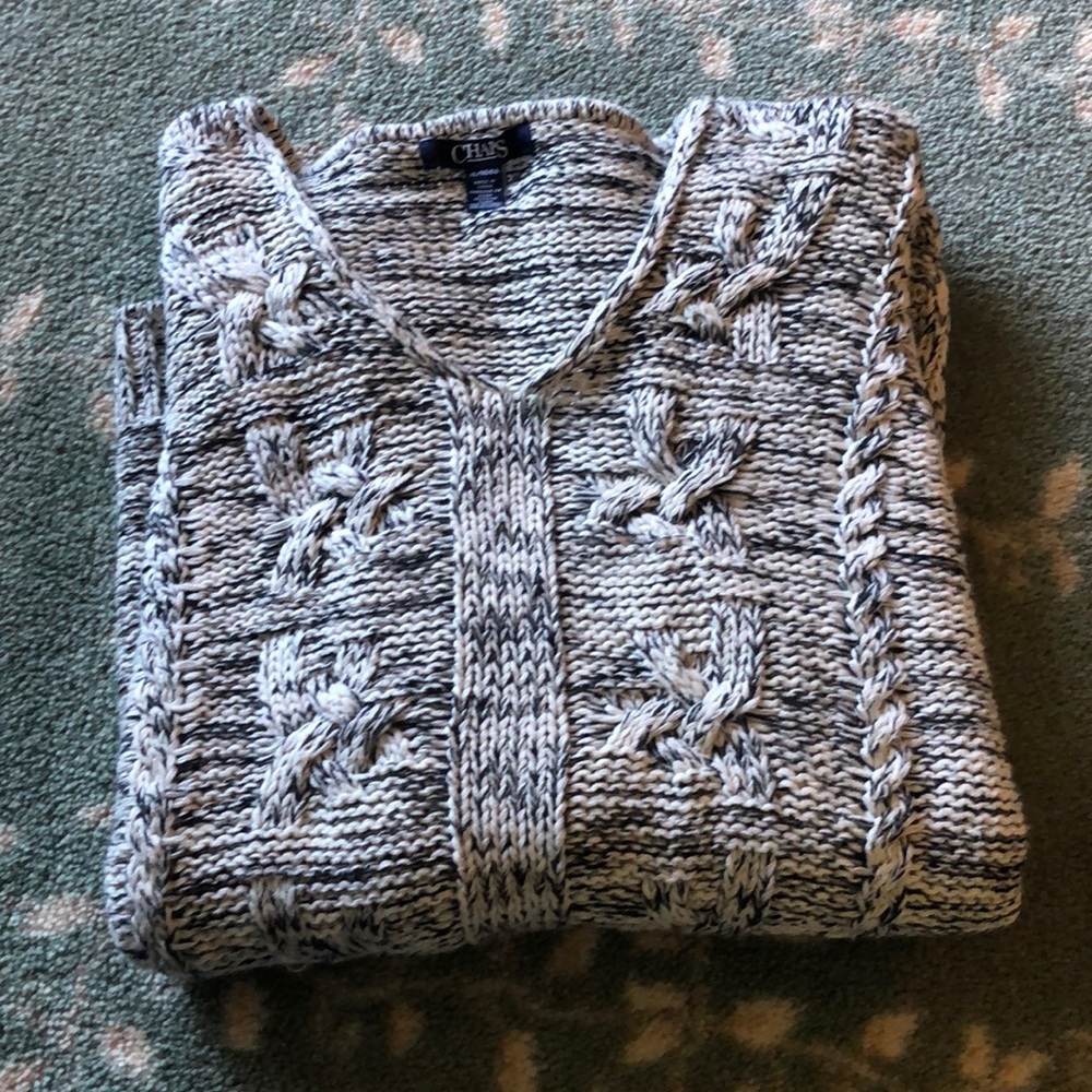 Chaps, XL, V-Neck Sweater